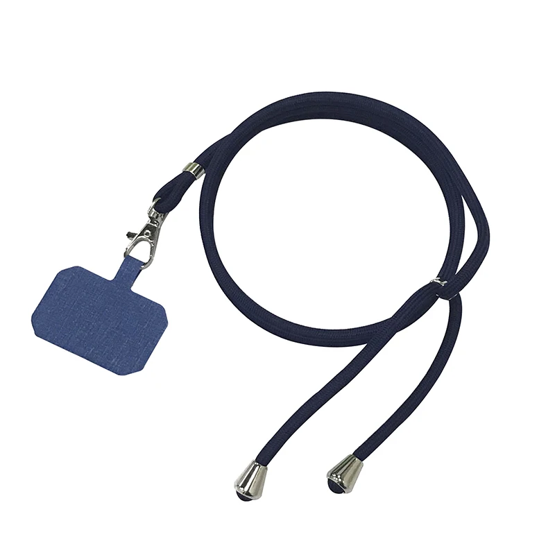 

Factory Main Product Adjustable Universal Crossbody Neck Phone Strap Chain Polyester Lanyard Safety Tether Tab Patches