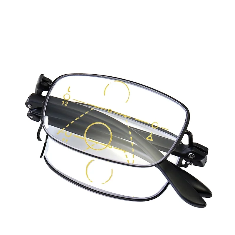 

[RTS] Light weight foldable anti-blue light blocking progressive reading glasses men fashion PC frame glasses