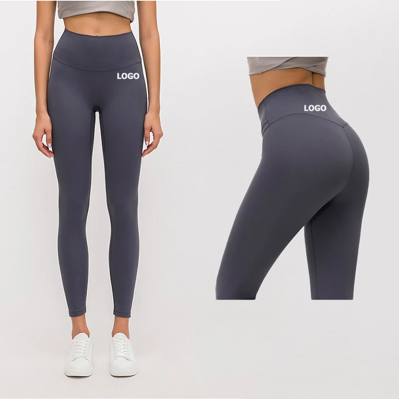 

HIGH QUALITY! plus size new solid colors arrival lulu Lemon align fabric high waist Nylon Spandex Material Yoga Fitness Leggings