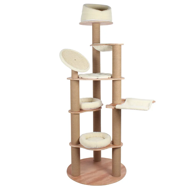 China Factory Price Low Price Cat Tree With Hammock