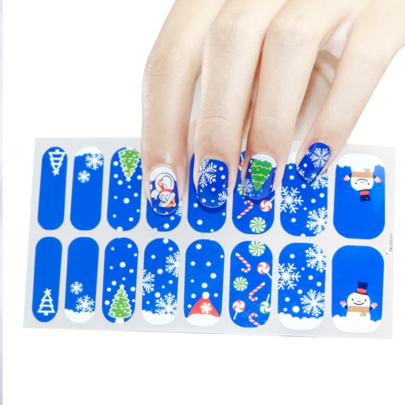 

Christmas Holiday Sticker Factory Self-adhesive Nail Sticker nail decoration 2021, Colorful