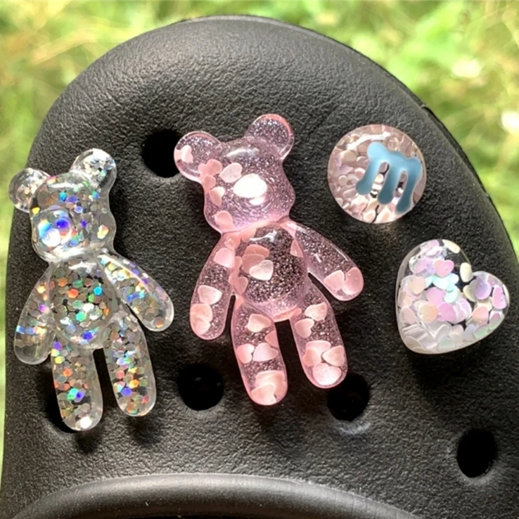

High-end new product shoe decoration accessories suitable for croc shoes and Gibbs wristband bracelet