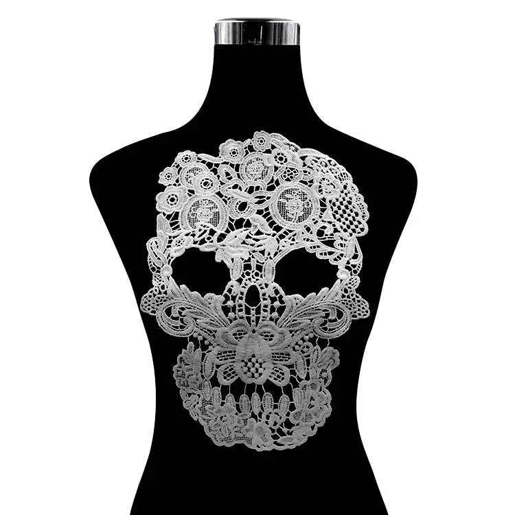 

Luxury white lace embroidery neck ladies collar neckline L19