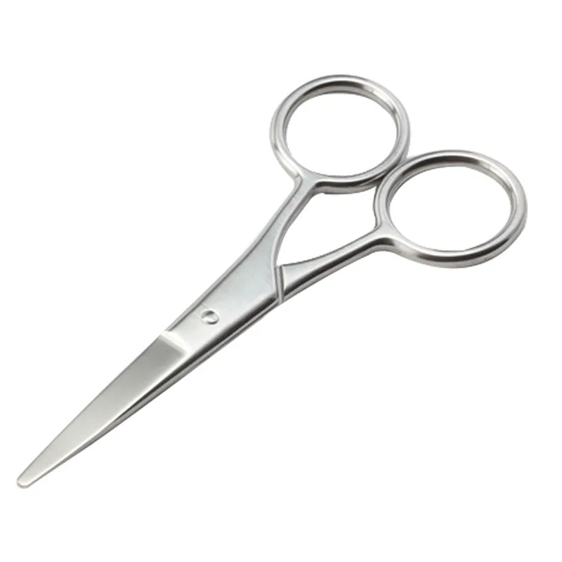 

Fashion Design Stainless Steel Portable Men Grooming Scissors Hair Scissors Korea Razor Line Hair Scissors, Silver