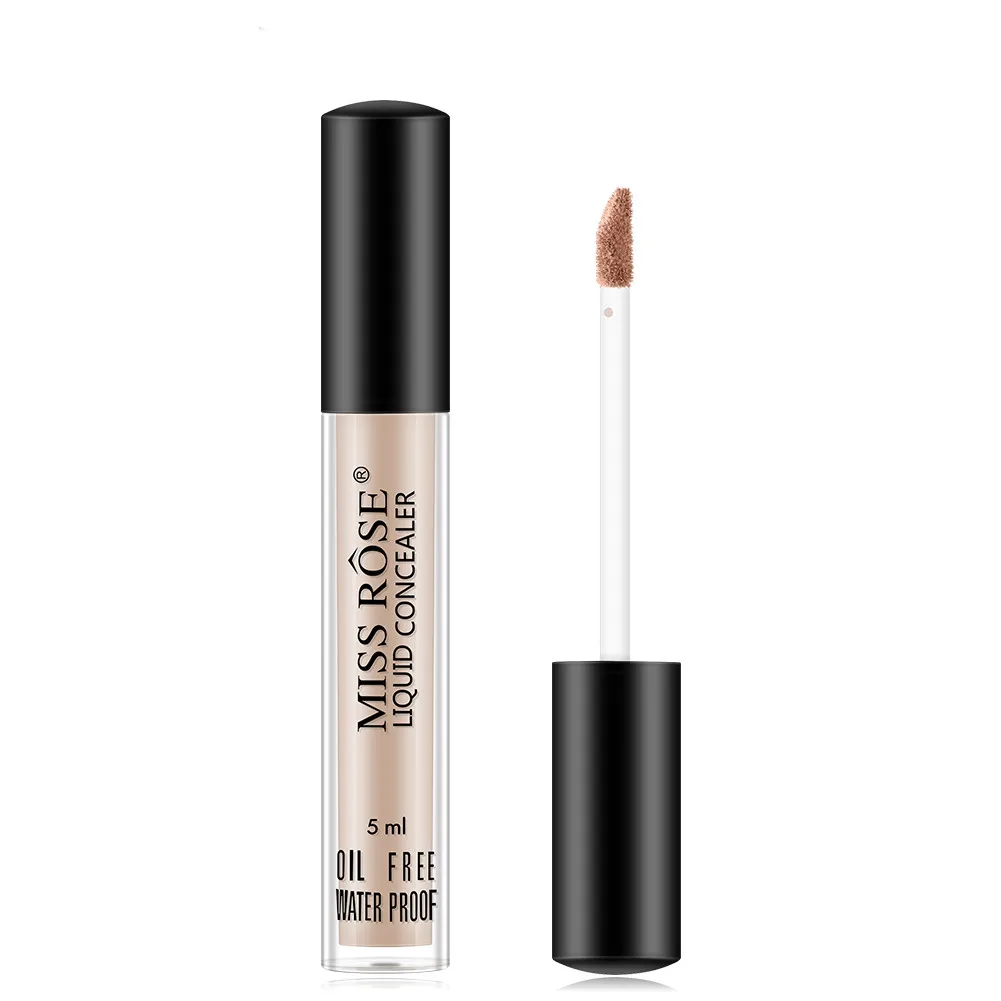 

MISS ROSE Makeup waterproof full coverage Concealer can be customized cosmetic waterproof full coverage liquid concealer, 9 colors