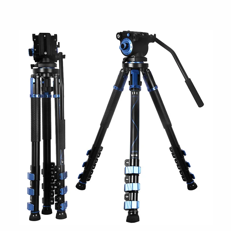 

Wholesale Aluminum Professional Multi-purpose Video DV DSLR Camera Tripod, Black