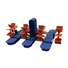 2HP 4wheels good quality cheap price plastic floating boat fish shrimp ponds paddle wheel aerator