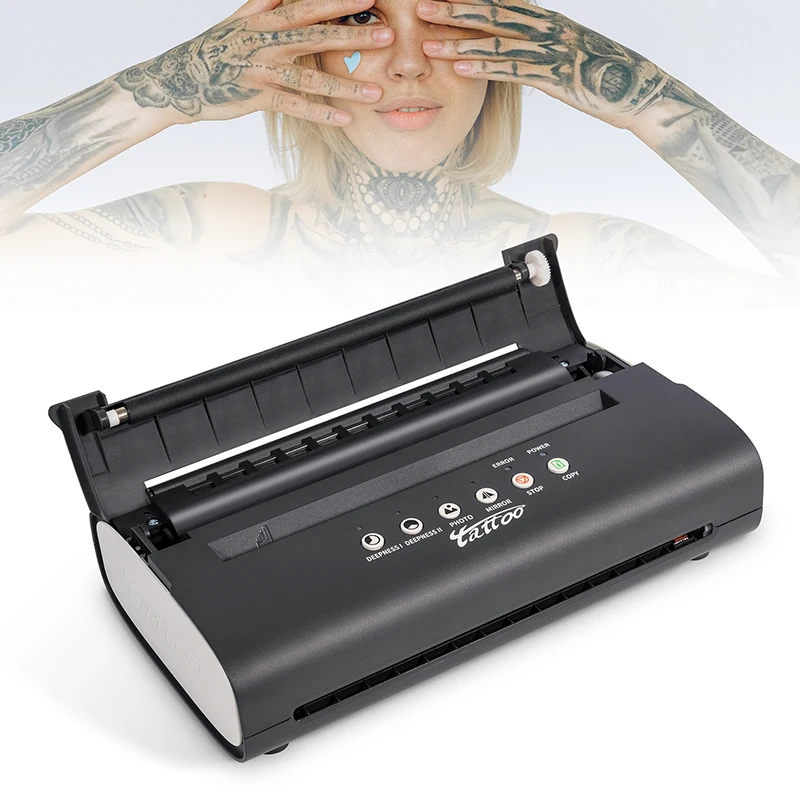 

Mini Black Mini Tattoo Pattern Stencil Machine Transfer Tattoo Transfer Stencil Thermal Copier Machine Printer