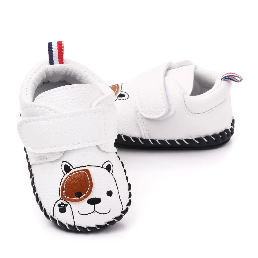 Lovely Animal Design Baby Shoes Boy Girl Rubber Sole Kids Casual Walking Shoes manufacture