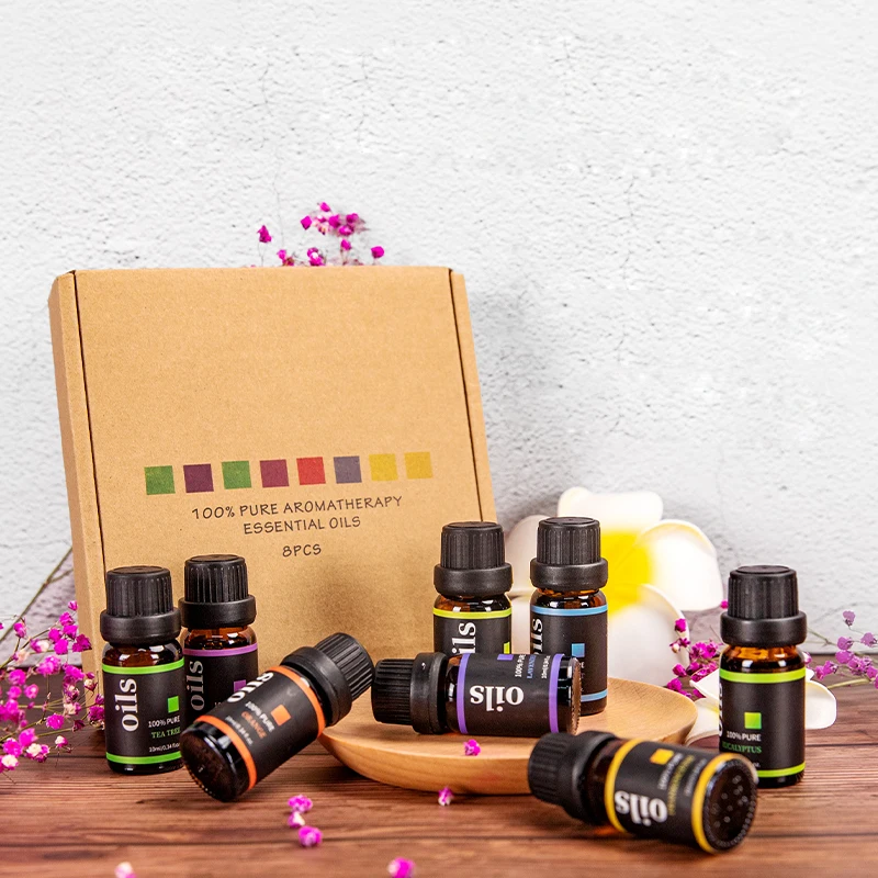 

Private label pure 100% bulk natural vegan essencial oils diffusers ultrasonic aromatherapy Eucalyptus massage Essential Oil set