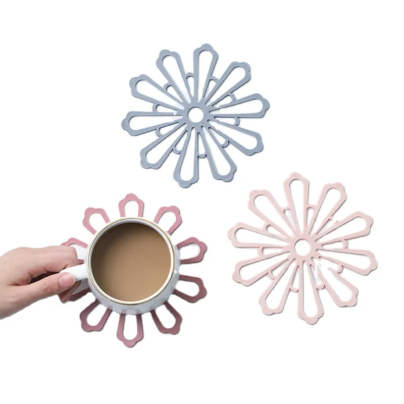 

Household Heat Insulation Table Mat Anti Scald Creative Japanese Non Slip Tabletop Plate Pad Vegetable Pad Bowl Tea Cup Pot Mat