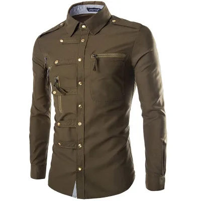 

Wholesale walson D95440T new model fashion europe long sleeve casual men shirt shirt designs for men apparel