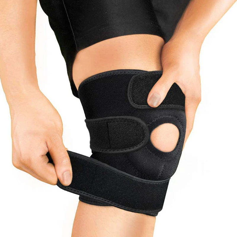 

Gel Sports Kneepad Brace Gym Adjustable Compression Wrap Patella Knee Pads Open Hole Knee Protector Stabilizers Knee Brace