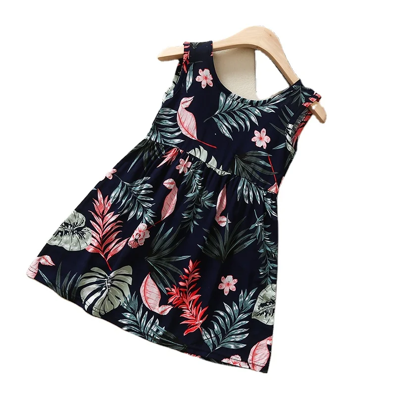 

summer casual kids dress girls princess dress