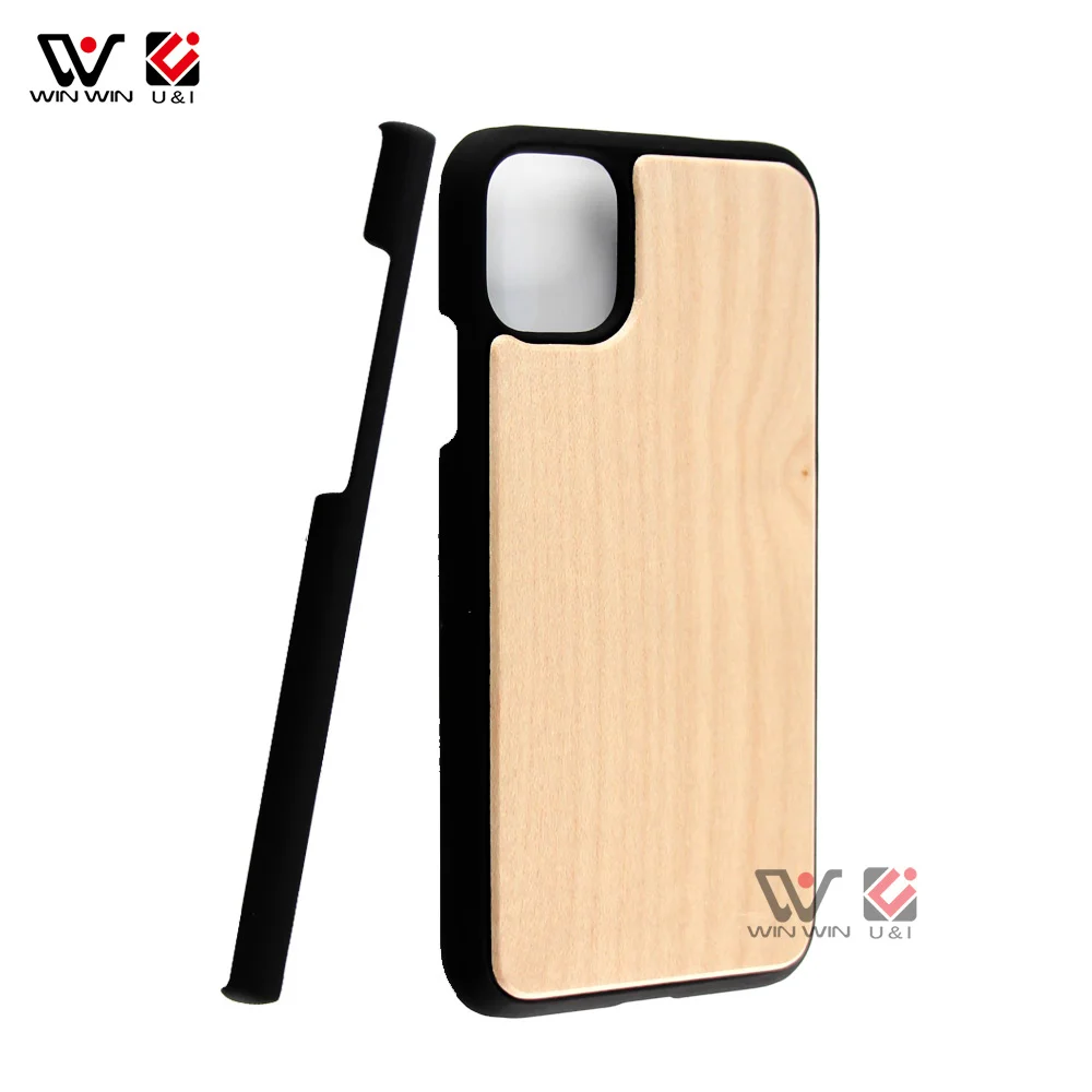 

2020 New Mobile Wooden Cover Luxury Shockproof Plastic Back Phone Cases