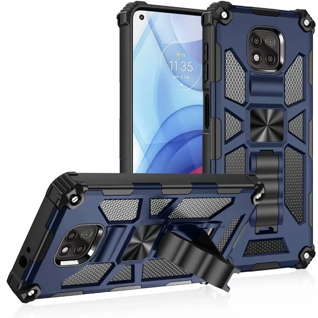 

Hybrid TPU+Hard PC Heavy Duty Protection Back Phone Cover For Motorola Moto G Power 2021, As pictures
