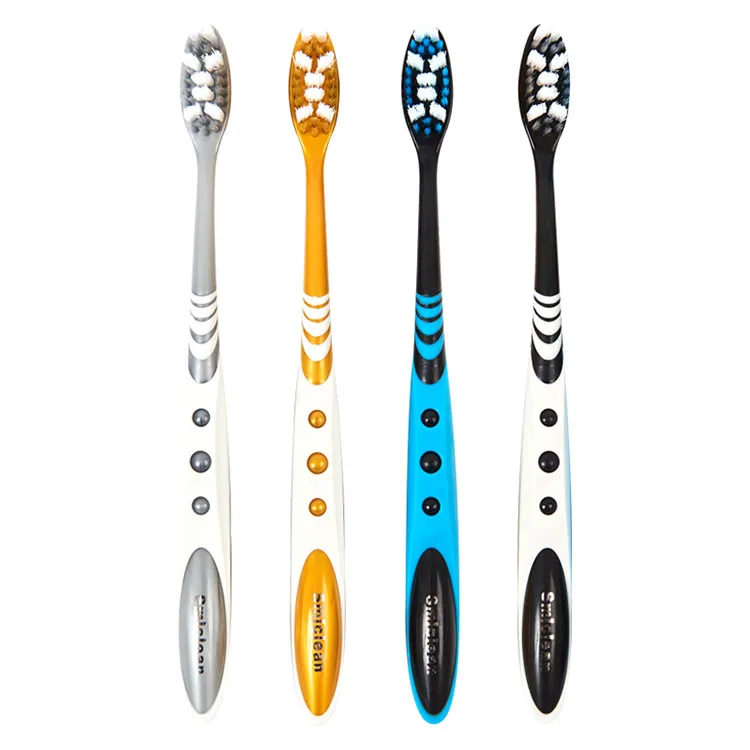 

cheap price high quality adult plastic hard bristle toothbrush for smokers, Customized color