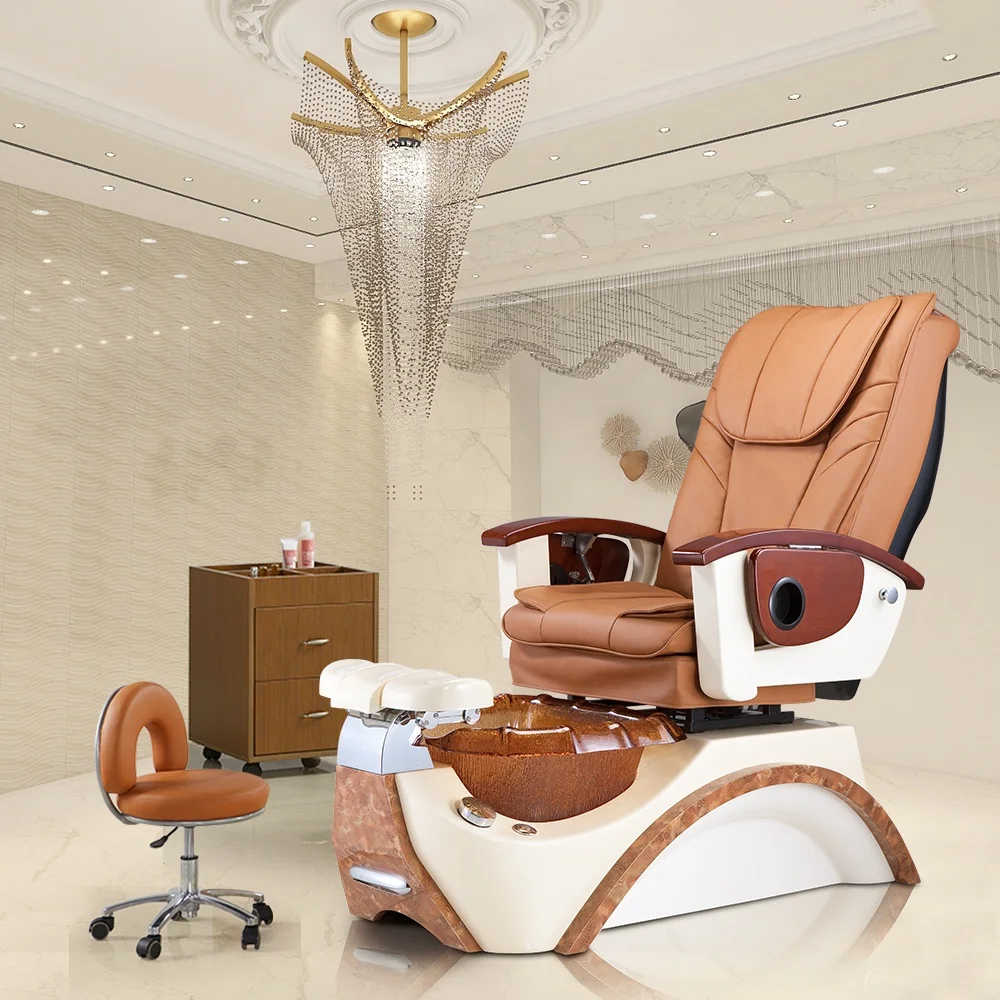 

Wholesale Cheap Price Modern Luxury Beauty Nail Salon Furniture Pipeless Whirlpool Electric Foot Spa Massage Pedicure Chair