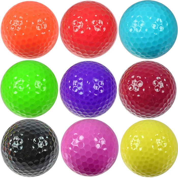 

Training used gold balls wholesale direct sale led golf ball colorful custom color, Other