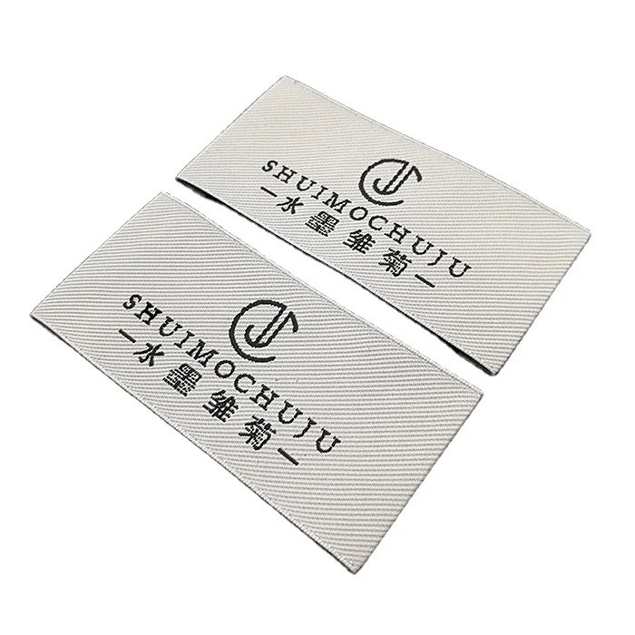 

Low minimum custom own brand label high quality neck label for clothing, Custom color