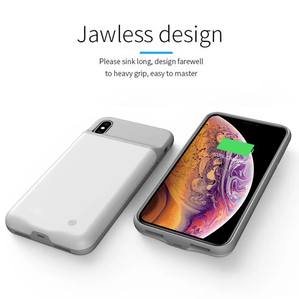 De alta calidad de Audio 18650 cargador de bater&iacute;a de la cubierta caso Powerbank para iPhone 6 6S 7 8 Plus X XS X XR max caso de Banco de potencia de - ANKUX.COM