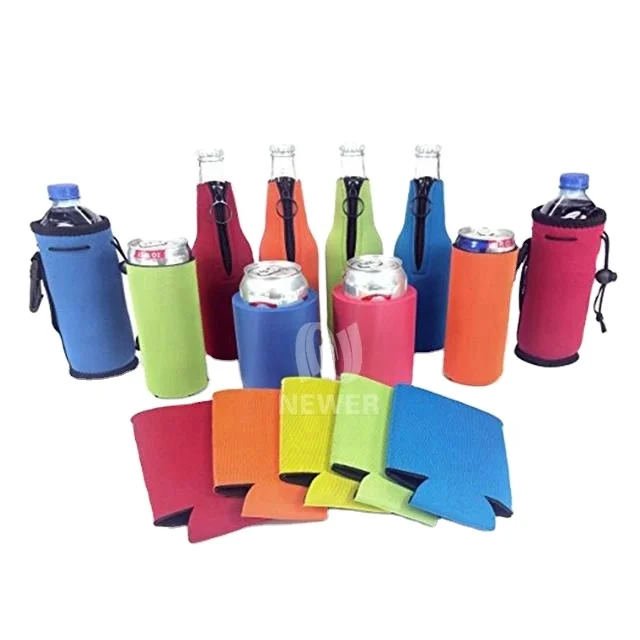 

Multipurpose portable customizable logo reversible insulated blank  cooler neoprene, Stock color