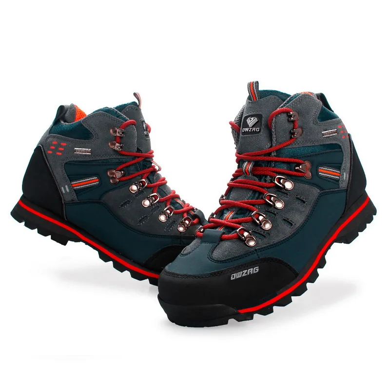 
Men Hiking Shoes Boots outdoor shoes trekking shoes waterproof Winter High Top Mountain Climbing Sneakers Hunting Boots for Men 