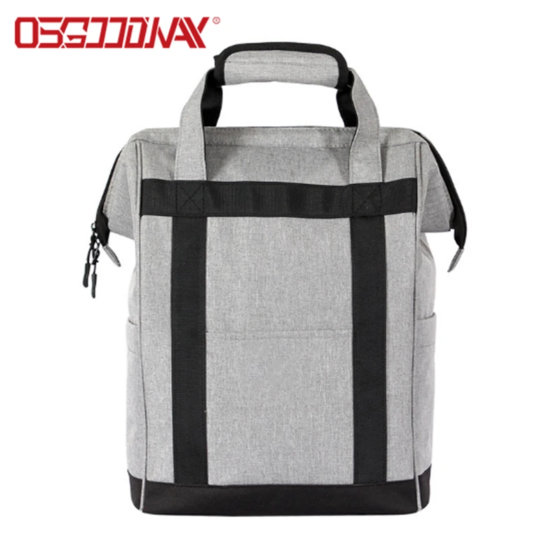 Osgoodway Large Capacity Lightweight Insulated Opening Foldable Fashion Lunch Bag Backpack for Camping Hiking Beach