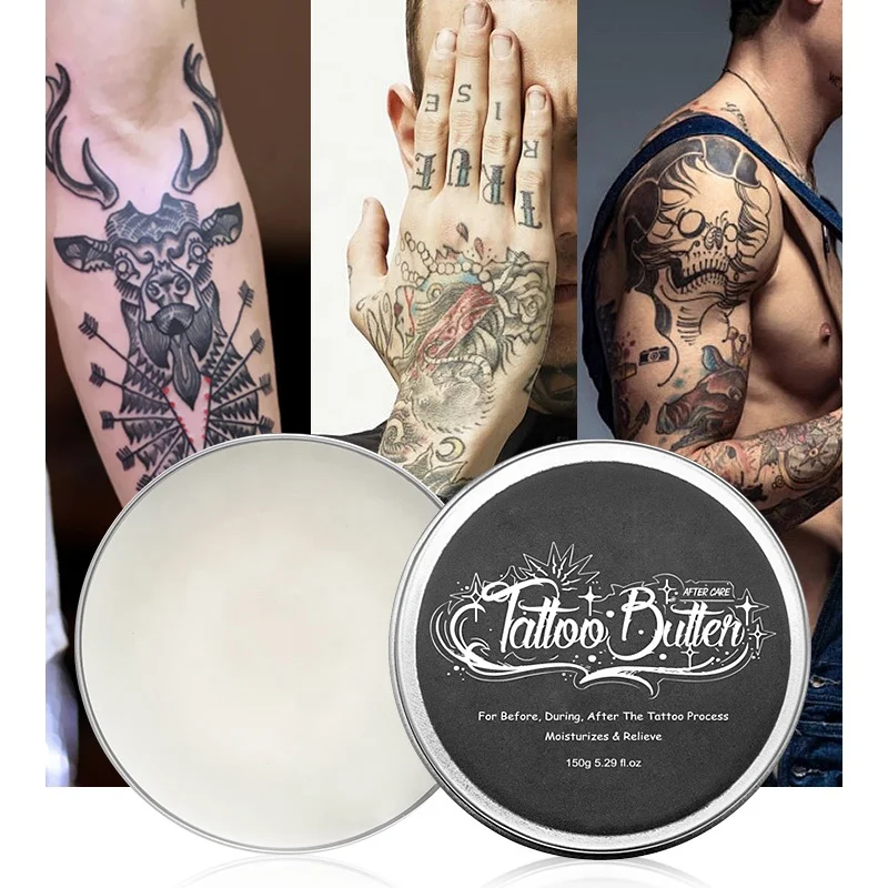 

Organic After Care Ointment Private Label Healing Balm Organic Tattoo Cream Repair Aftercare Tattoo Butter, White