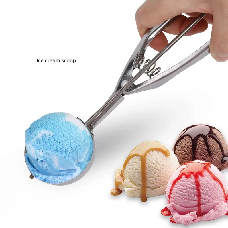 

Multipurpose Stainless steel Ice cream Scoops High Quality Cookie Scoop With Trigger Ice cream Scoop