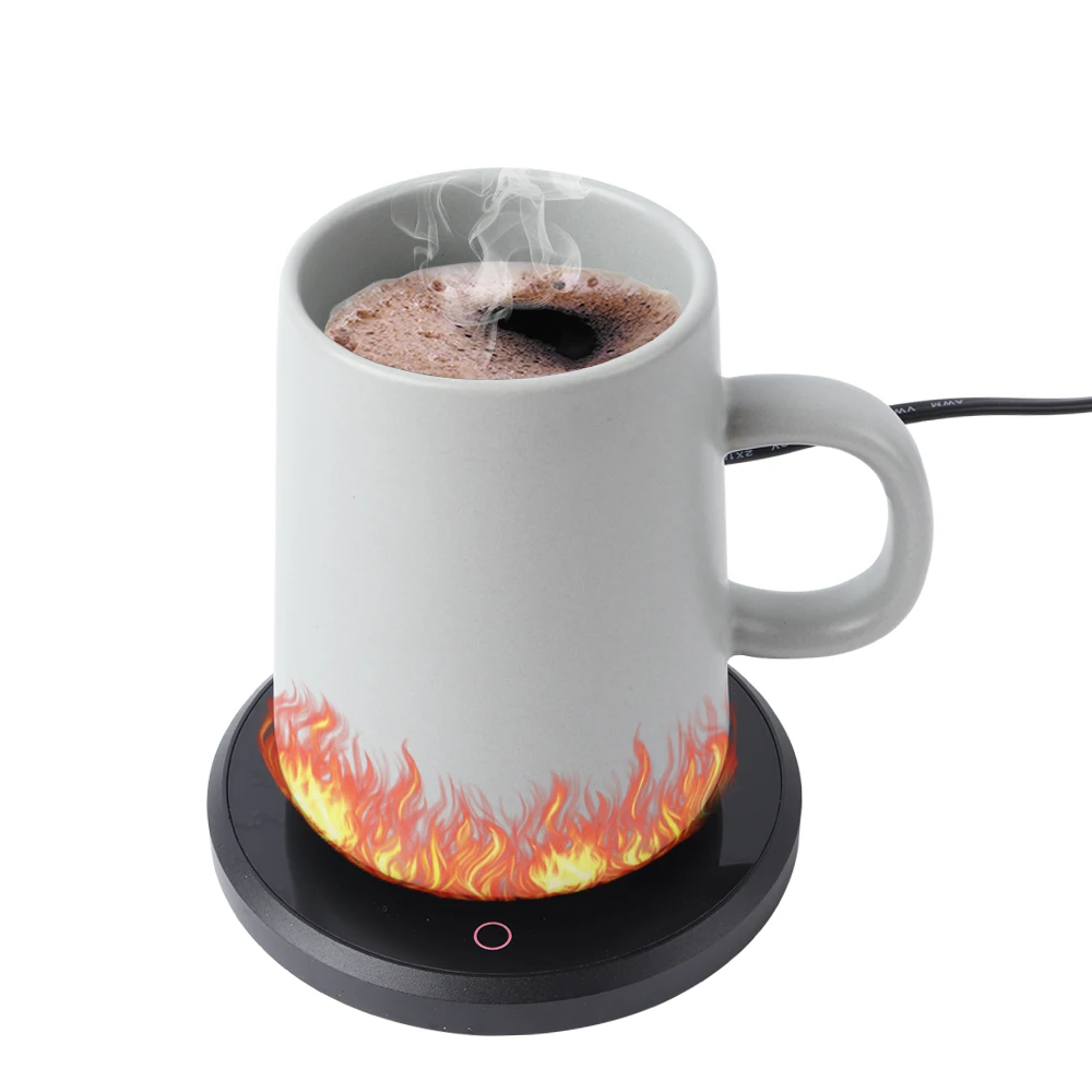 

L31-0002 Cup Coffee Mug Mat Heating Pad Glass Cup Warmer Coaster Heating Pad Electric Appliances Customize Logo