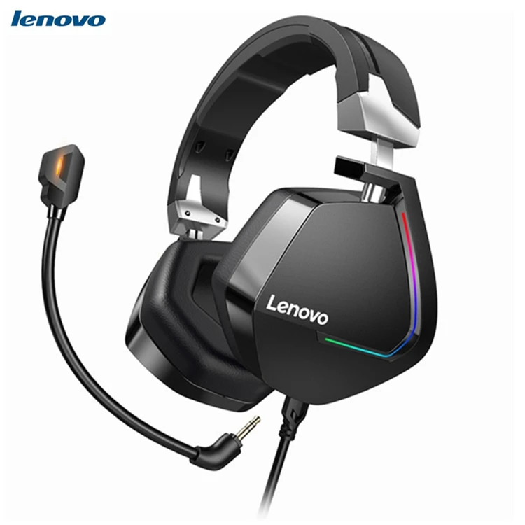 

Wholesale Lenovo H402 USB Interface 7.1 Channel Active Noise Reduction Wired Gaming Headset with Microphone