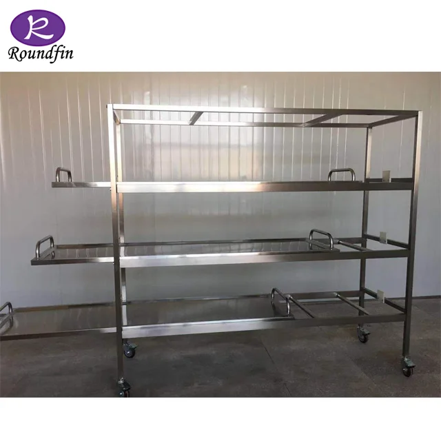 
304 Stainless Steel Hospital Mortuary Cadaver Storage Rack, View mortuary storage rack 