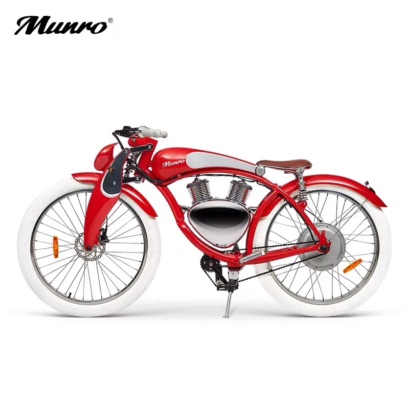 

Retro Style 48V Munro 2.0 Munro Ebike Fahrrad, Vintage China Bicicleta Electrica Electric Tricycles