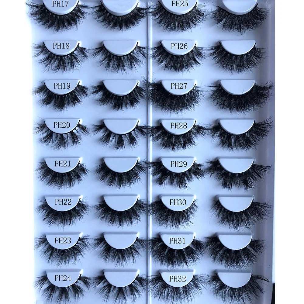 

Wholesale Best Hot Sale High Quality Custom Eyelash Own Brand 3d Mink Lashes