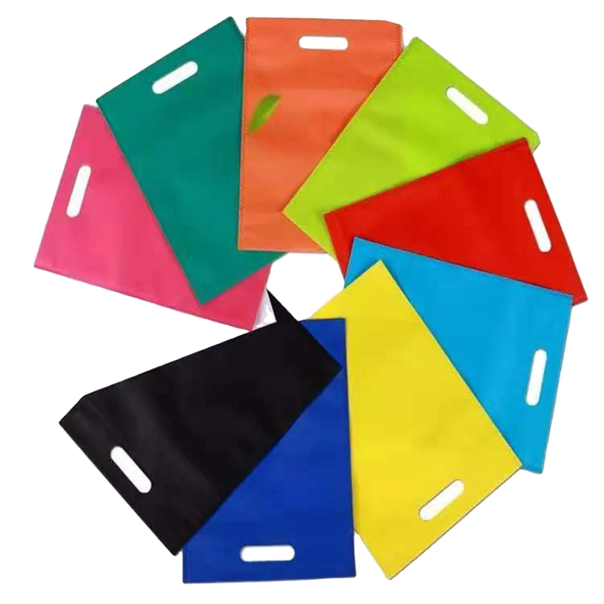 

Factory Supply Bags 100% PP Nonwoven Customized Logo D-cut Nonwoven Bag, Accept customized