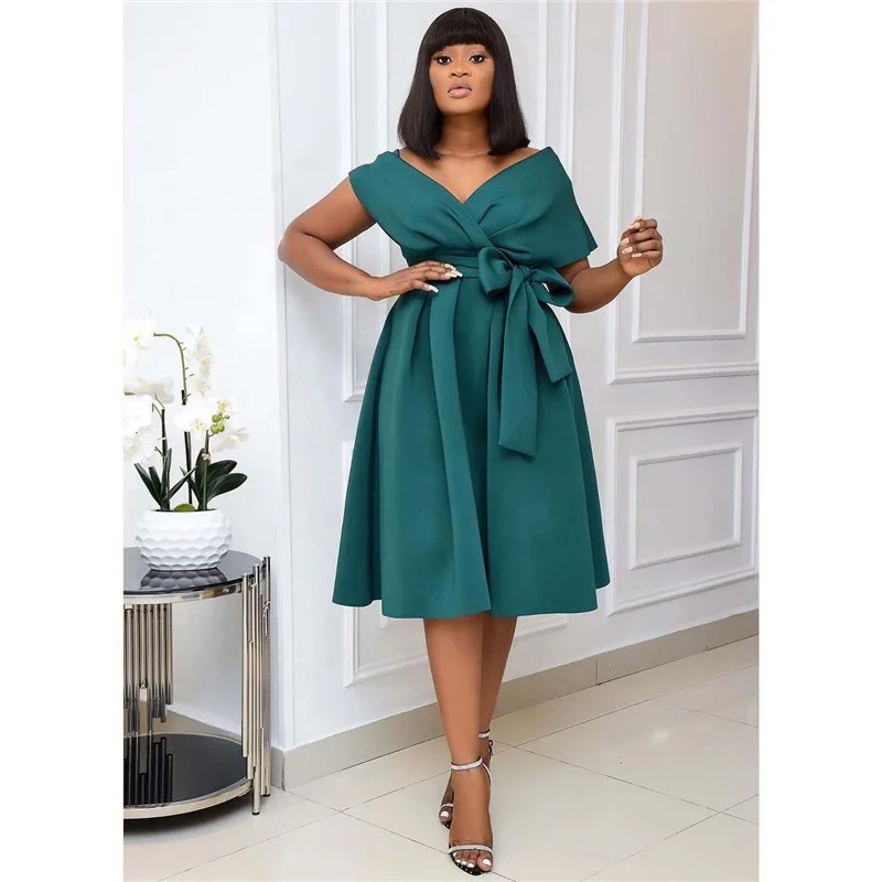 

XXXL Plus Size Classy Formal Women Party Gowns Swing Rockabilly Dress