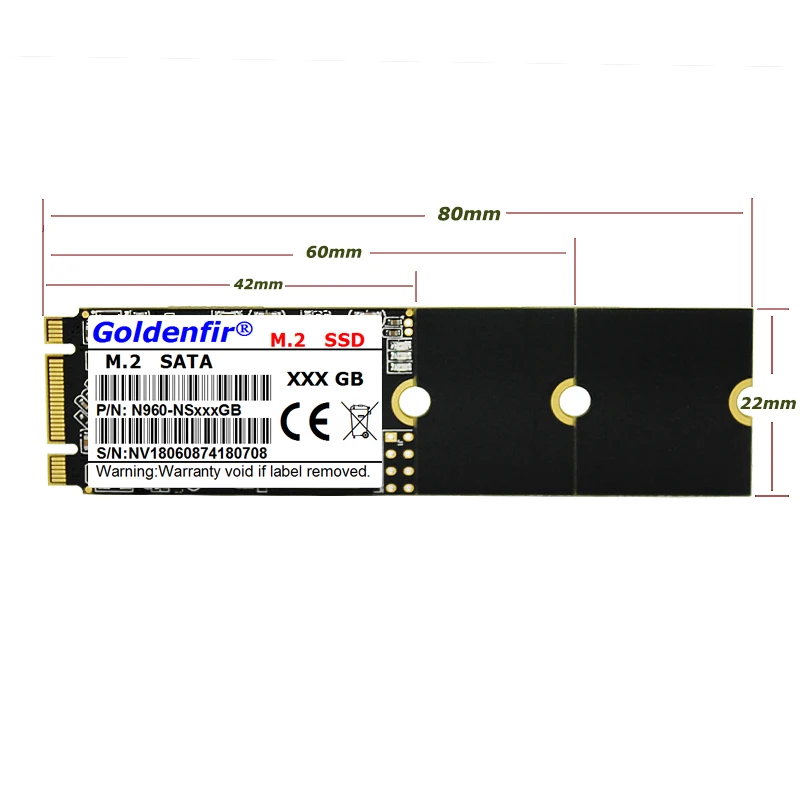 

Goldenfir SSD NGFF M.2 SATA 2280 SSD Hard Disk 240GB 512GB 1TB