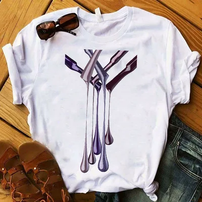 

Purple pink yellow Nail polish bot graphic T-shirt Women O Neck Plain Short Sleeve girls' shirts tee Casual T Shirt For Women, Black white pink yellow blue green grey red