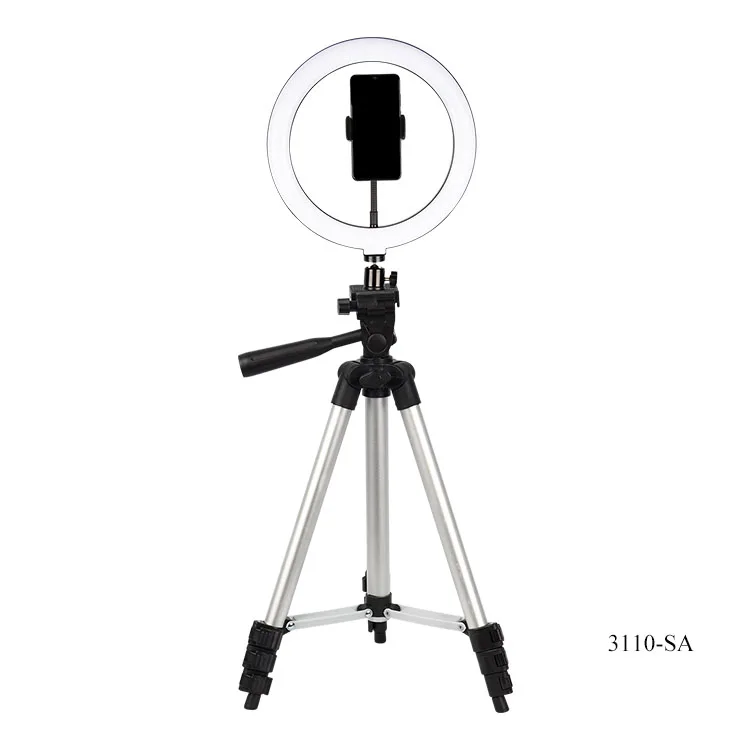 

10 Inch With 3110 Tripods Photographic Live Stream Makeup Youtube Video Ringlight