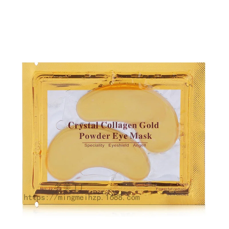 

Wholesale Private Label Sheet Crystal Gel Under Eye Mask 24k Gold Hydrogel Collagen Dark Circle Eye Patches