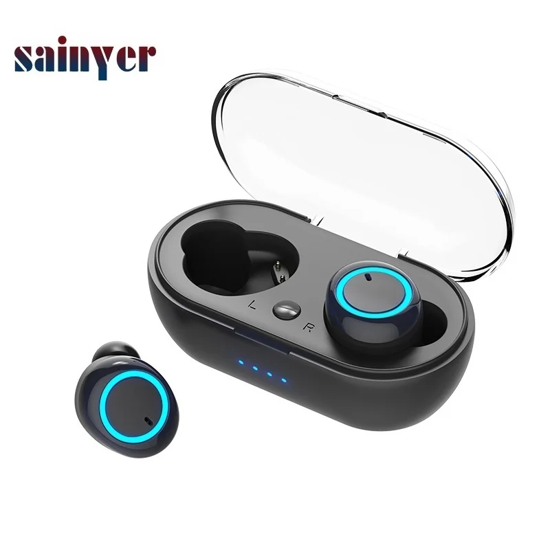 

Logo Printed D10 TWS Wireless Earbuds Earphone Colors Headset