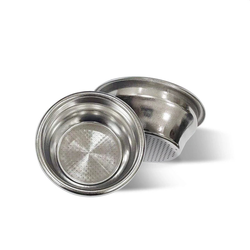 

54mm Stainless Steel Coffee Filter Basket Modern Simple Powder Bowl For Barista Coffee Accessories Hardware