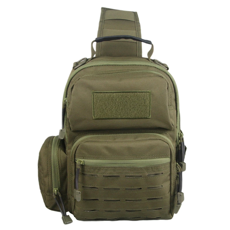 

bag military Sling bag Tactical Sling Bag Pack Military Rover Shoulder Backpack Lacer cut panel adjustable backpack, Green sling bag bag military