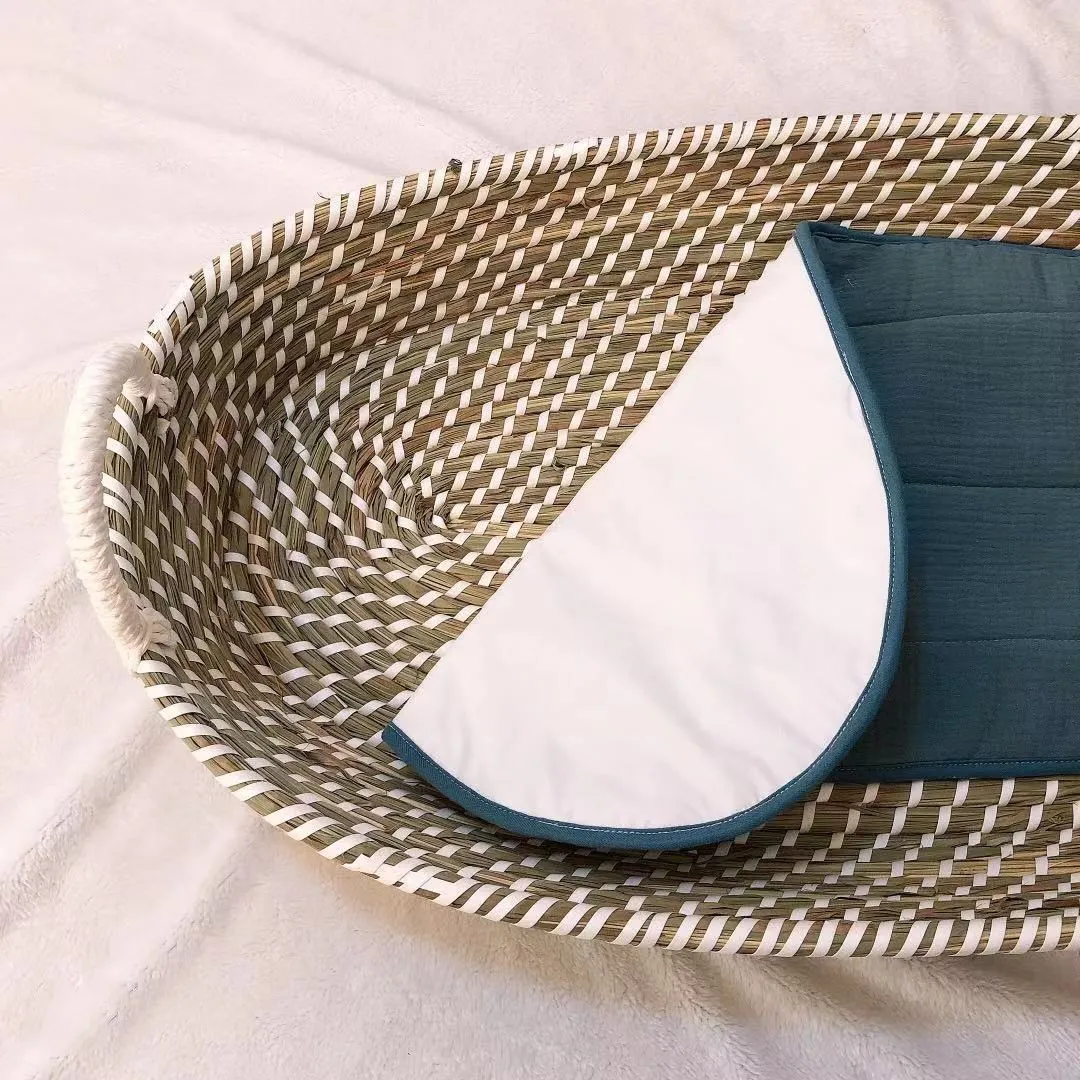 

Baby sleeping basket made from seagrass/Baby changing basket wholesale, Customized