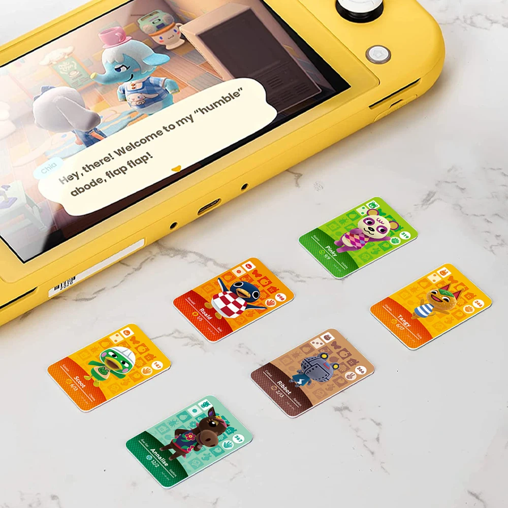 

Chinese Supplier Customized Product Optional animal crossing amiibo card For Switch And Lite Ntag NFC Amiibo Card