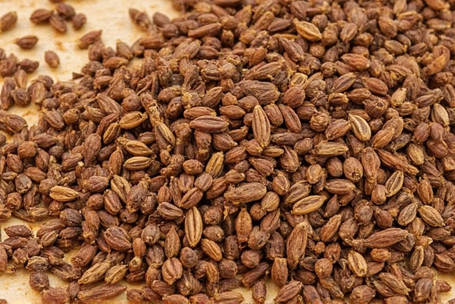 Various cumin seed varieties displayed in glass jars