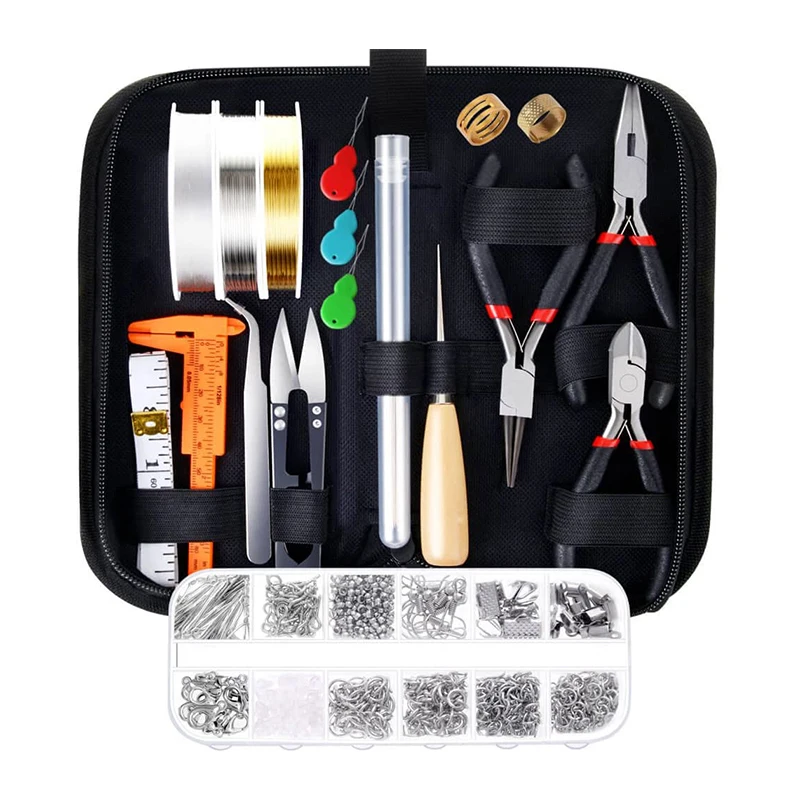 

Jewelry Making Supplies Kit Jewelry Wires and Tools for Jewelry Repair and Beading