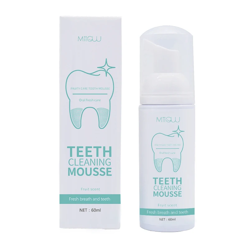 

Mousse Teeth Foam Teeth Whiteners Private Label Foam Toothpaste Mint Flavor Tooth Mousse Teeth Whitenin