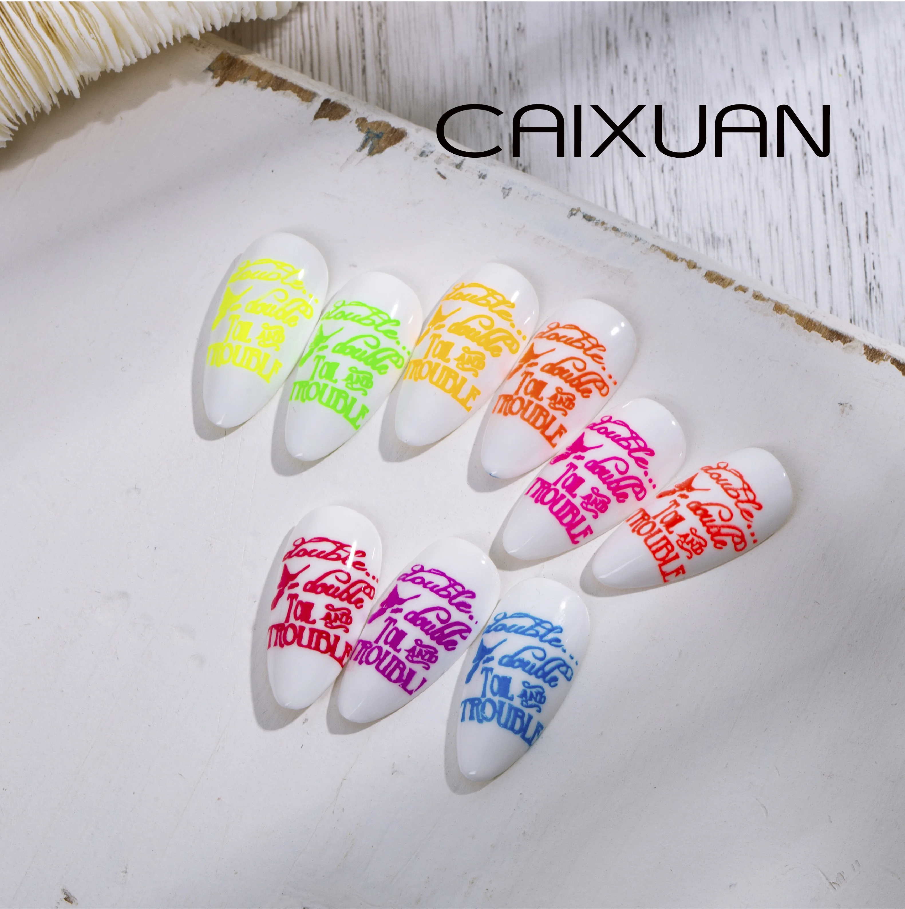 

Hot Sale Neon Color Painting Stamping Gel In Uv Gel Polish, 9 colors,according to color chart